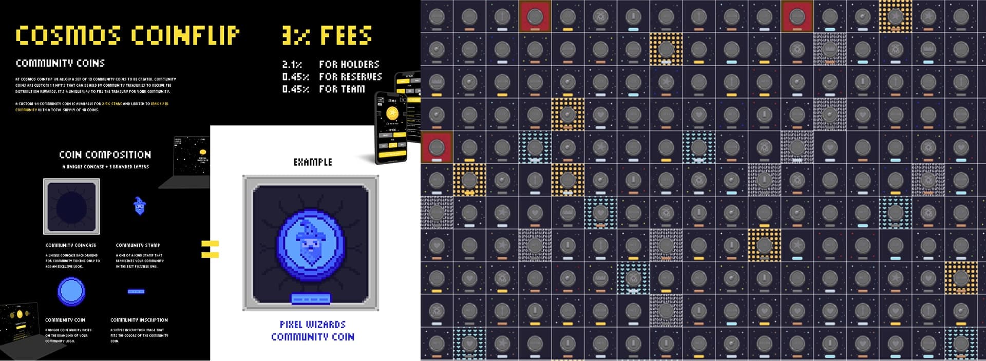 Cosmos coin flip — the facts