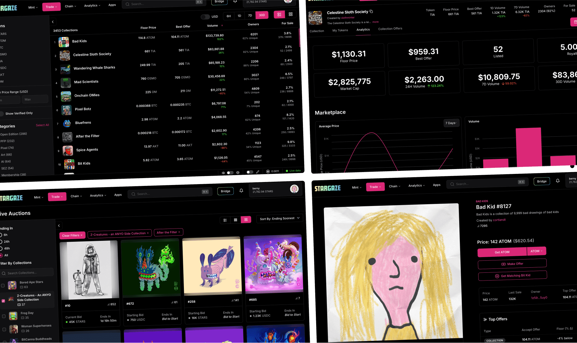 Stargaze UI