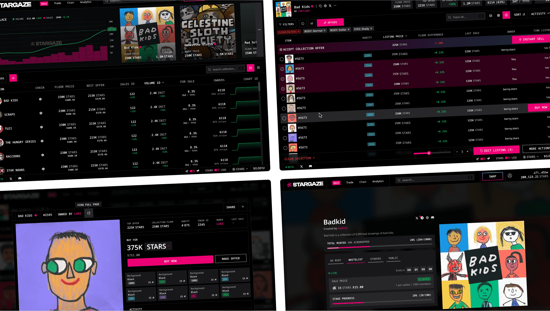 Stargaze 2.0 UI