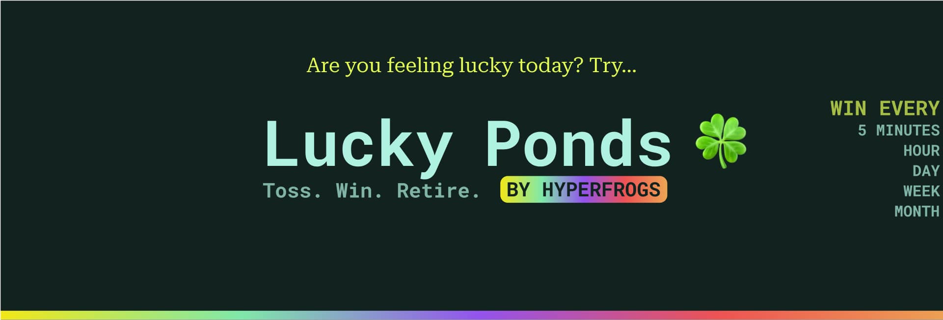 Luckyponds — the product, detail 1
